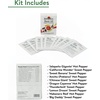 image:imageBurpee Garden Sown Flower Herb amp Vegetable 10 Packs of NonGMO Basil Lettuce Cucumber Radish Spinach Kale Zucchini Sunflower amp Marigold Seeds for PlantingBest 10 Pepper Collection