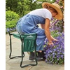 image:imageBurpee MultiFunction Garden Kneeler Seat with Padded Cushion and Detachable Tool Bag Versatile Garden Stool with Foldable Frame Ideal for Outdoor Gardening Enthusiasts Green