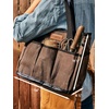 image:imageBurpee Waxed Canvas Garden Tool Tote  HeavyDuty Tote Bag Storage Organizer for Gardening Tools  Great Gift for Gardeners  Canvas Tote Bag Caddy 8 Exterior Pockets for Tool Storage 12 H x 145 W