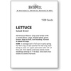 image:imageBurpee Black Seeded Simpson Lettuce Seed Tape 80 per tape1500 per packet