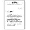 image:imageBurpee Black Seeded Simpson Lettuce Seed Tape 80 per tape500 per packet