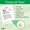image:imageBurpee Corno di Toro Rosso Sweet Pepper Seeds 75 seedsCorno di Toro