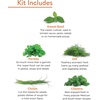 image:imageBurpee Culinary Garden Starter Kit Packets 5 Pots 5 Coir Pellets amp 5 Plant Markers NonGMO Herb Seeds Cilantro Dill Parsley Sweet Basil amp ChivesHerb Starter Kit