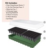 image:imageBurpee Greenhouse Indoor Starting Herbs Flowers and Vegetables  Includes Dome Watering Seed Starter Tray Coir Pellets  10 W x 20 L x 5 H One Size 1 Kit 72 Cells