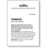 image:imageBurpee Rutgers Heirloom Slicing Tomato 125 NonGMO SeedsEarly Girl