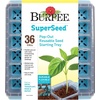 image:imageBurpee SuperSeed Seed Starting Tray amp Organic Coconut Coir Concentrated Seed Starting Mix 16 Quart amp Greenhouse Indoor Starting Herbs Flowers and Vegetables36 Cells