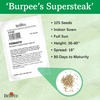 image:imageBurpee Supersteak Hybrid  Large Red Beefsteak Slicing Tomato  125 Seeds125 seeds