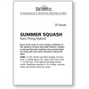 image:imageBurpee Sure Thing Zucchini Summer Squash Seeds 25 seeds