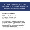 image:imageBurpee Wildflower 25000 Bulk 1 Bag 18 Varieties of NonGMO Flower Seeds Pollinator Garden Pollinator MixAmerican Wild