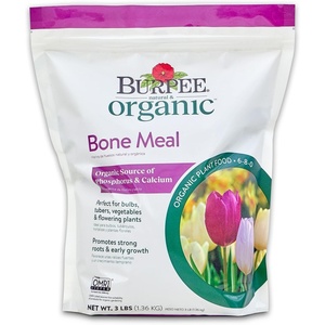 image:imageBurpee Bone Meal Fertilizer  Add to Potting Soil  Strong Root Development  OMRI Listed for Organic Gardening  for Tomatoes Peppers and Bulbs 1Pack 3 lb 1 PackBone Meal