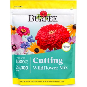 image:imageBurpee Wildflower 25000 Bulk 1 Bag 18 Varieties of NonGMO Flower Seeds Pollinator Garden Pollinator MixBouquet Cutting Mix