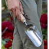 image:imageBurpee 12 Stainless Steel Weeder  Durable Long Lasting Garden Tool  Leather Wrist Strap 5 Handle OakOak