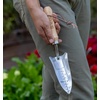 image:imageBurpee 12 Stainless Steel Weeder  Durable Long Lasting Garden Tool  Leather Wrist Strap 5 Handle OakOak