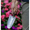 image:imageBurpee 12 Stainless Steel Weeder  Durable Long Lasting Garden Tool  Leather Wrist Strap 5 Handle OakOak