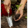 image:imageBurpee 12 Stainless Steel Weeder  Durable Long Lasting Garden Tool  Leather Wrist Strap 5 Handle OakOak