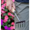 image:imageBurpee 12 Stainless Steel Weeder  Durable Long Lasting Garden Tool  Leather Wrist Strap 5 Handle OakOak