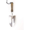 image:imageBurpee 12 Stainless Steel Weeder  Durable Long Lasting Garden Tool  Leather Wrist Strap 5 Handle OakWalnut
