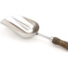 image:imageBurpee 12 Stainless Steel Weeder  Durable Long Lasting Garden Tool  Leather Wrist Strap 5 Handle OakWalnut