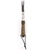 image:imageBurpee 12 Stainless Steel Weeder  Durable Long Lasting Garden Tool  Leather Wrist Strap 5 Handle OakWalnut