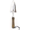 image:imageBurpee 12 Stainless Steel Weeder  Durable Long Lasting Garden Tool  Leather Wrist Strap 5 Handle OakWalnut