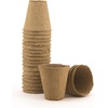 image:imageBurpee Biodegradable Fiber Potting Pots for Seed Starting Eco Friendly Containers Reduce Transplant Shock Roots Grow Through 3 20 Pots3