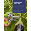 image:imageBurpee CR725 Garden Pruning Shears  Garden Hand Tools  Lightweight Precise Pruners for Gardening  Great for Flower Trimming or Vegetable Harvesting  Gardener GiftsShrub Trimming Shears