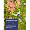 image:imageBurpee CR725 Garden Pruning Shears  Garden Hand Tools  Lightweight Precise Pruners for Gardening  Great for Flower Trimming or Vegetable Harvesting  Gardener GiftsFlower Trimming Shears