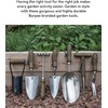 image:imageBurpee Complete Garden Tool Set  7Piece Set of Stainless Steel Garden Tools  Bulb Planter Rake Dibbler Soil Scoop Transplanter Weeder Trowel  Hand Tools with Leather Strap for Storage