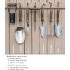 image:imageBurpee Complete Garden Tool Set  7Piece Set of Stainless Steel Garden Tools  Bulb Planter Rake Dibbler Soil Scoop Transplanter Weeder Trowel  Hand Tools with Leather Strap for Storage