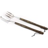 image:imageBurpee 20 Stainless Steel Handled Fork and Trowel Set  Durable Long Lasting Garden Tools  Leather Wrist Strap 10 Year Warranty