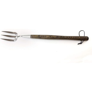 image:imageBurpee 20 Stainless Steel Fork  Durable Long Lasting Garden Tool  Leather Wrist Strap 6 Handle 10 Year Warranty