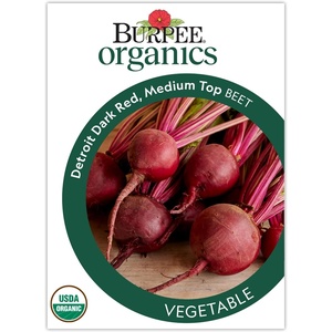image:imageBurpee Organic Detroit Dark Red Beet Seeds  DualPurpose Root and Greens